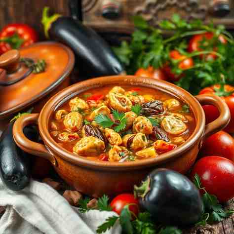 Georgian Ajapsandali - Stew Recipe